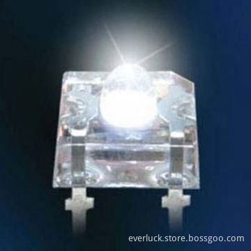 5mm Pure Green Piranha LED Component with 5,000 to 6,000mcd